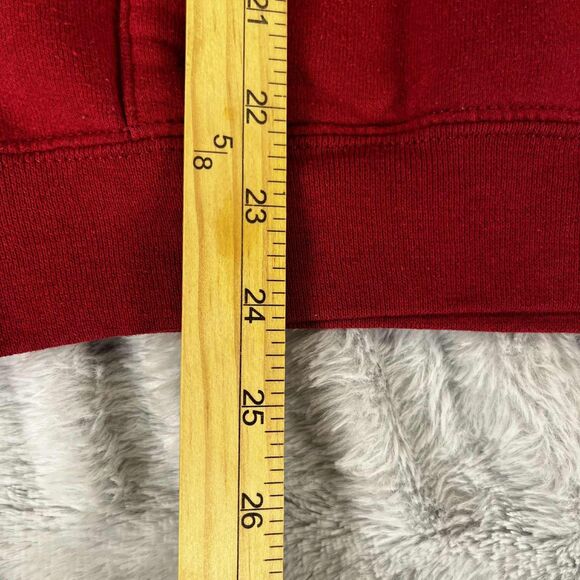 Las Vegas Nevada Hoodie Mens M Red Graphic Pullover Sweatshirt Fruit of the Loom - Picture 7 of 7